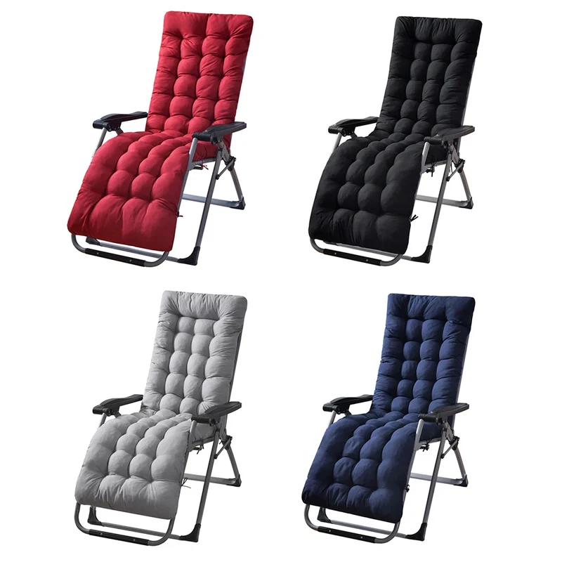 Coussin matelassé pour transat extérieur 168x52 cm