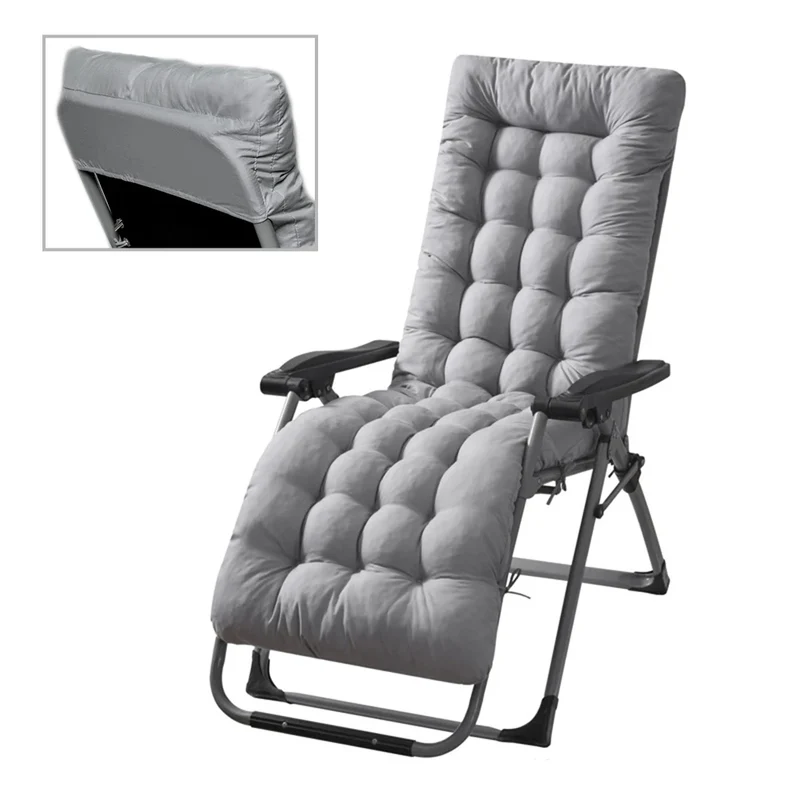 Coussin matelassé pour transat extérieur 168x52 cm