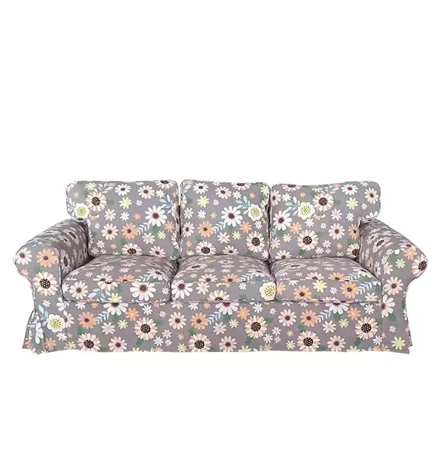Housse pour canapé IKEA EKTORP 2 places, 3 places, convertible 20 motifs 100%coton