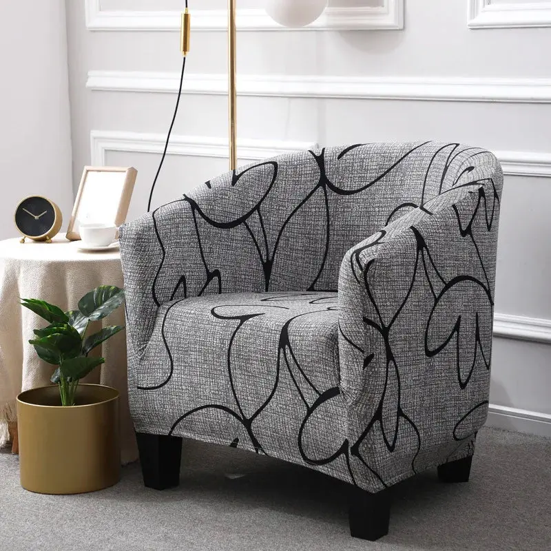 Housse Fauteuil Club Floral VELUNA