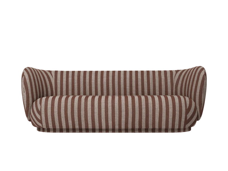 Rico Sofa 3-seater - Louisiana - Sand/Chocolate