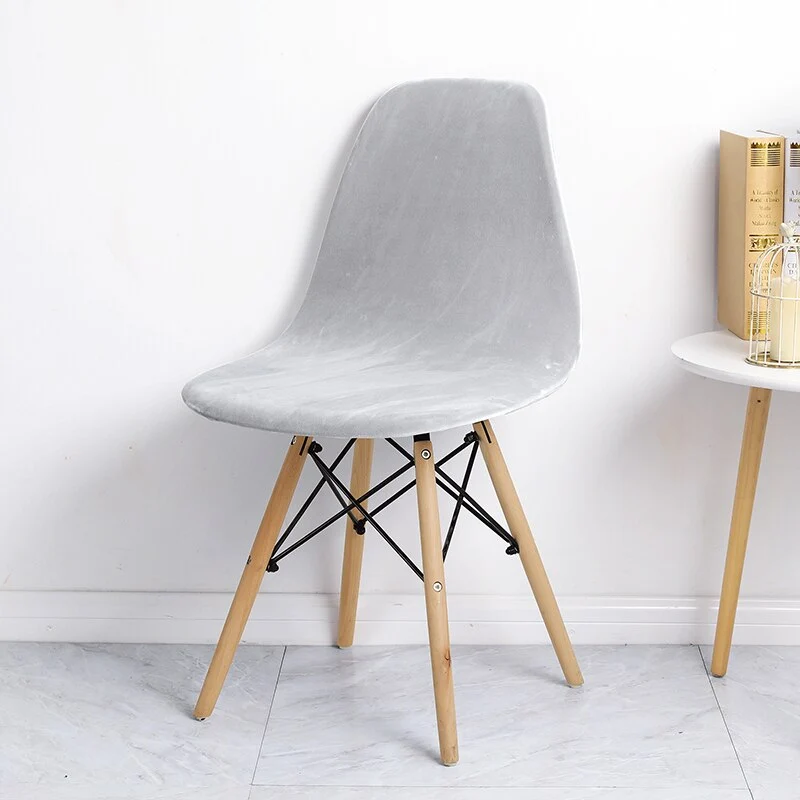 Housse de chaise scandinave Bleu canard