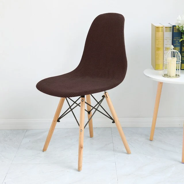 Housse de chaise scandinave Marron