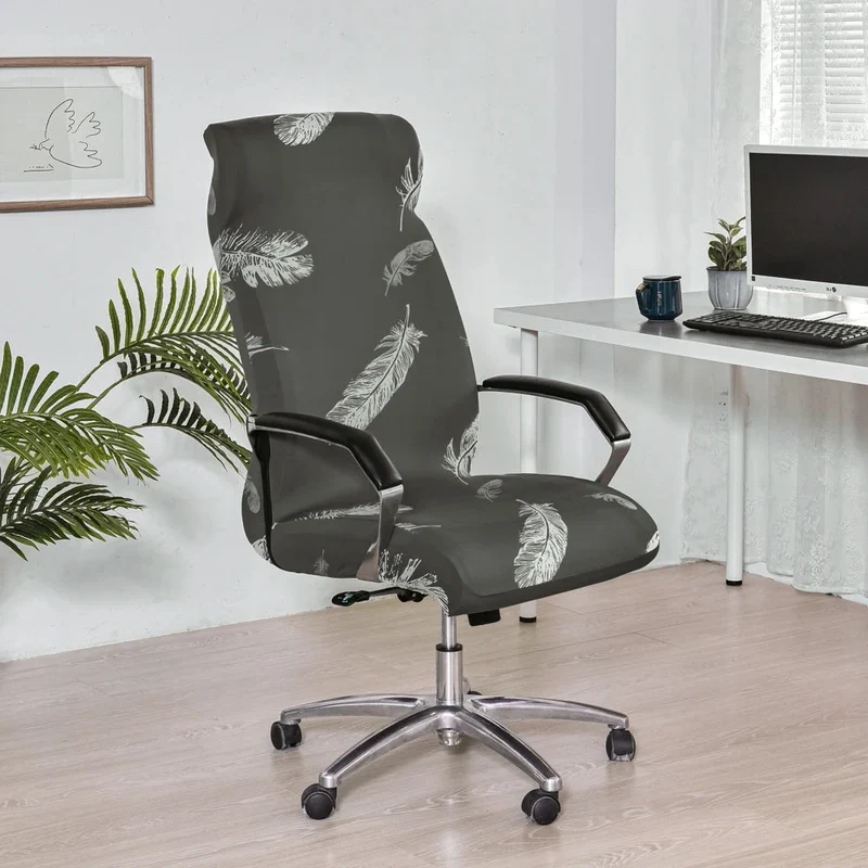 Housse de chaise de bureau extensible - 12 motifs élégants