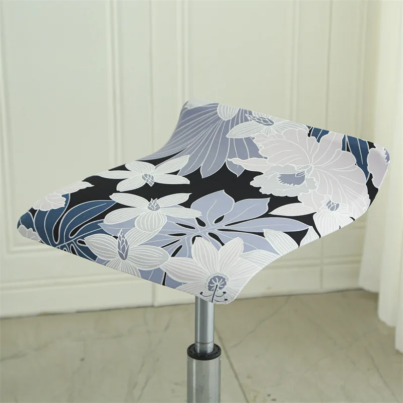 Housse pour tabouret de bar plat sans dossier