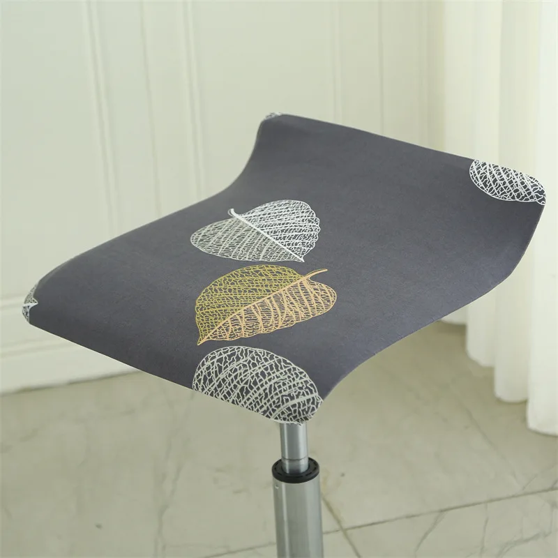 Housse pour tabouret de bar plat sans dossier