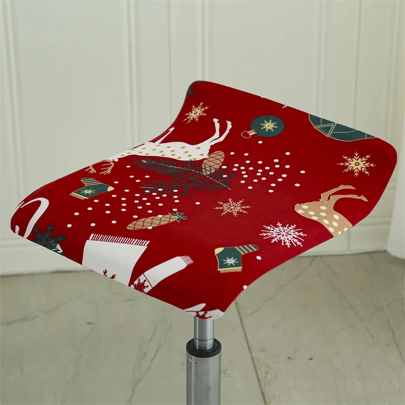 Housse pour tabouret de bar plat sans dossier