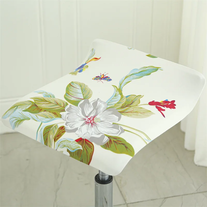 Housse pour tabouret de bar plat sans dossier