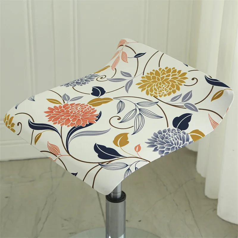 Housse pour tabouret de bar plat sans dossier