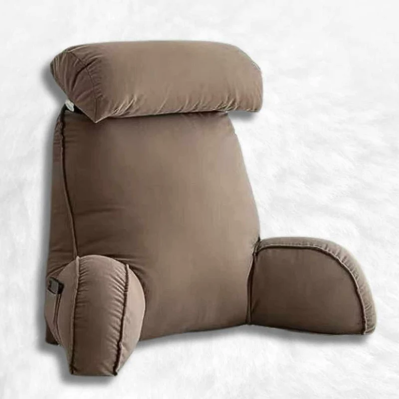 Coussin de Lecture Ergonomique Marron !