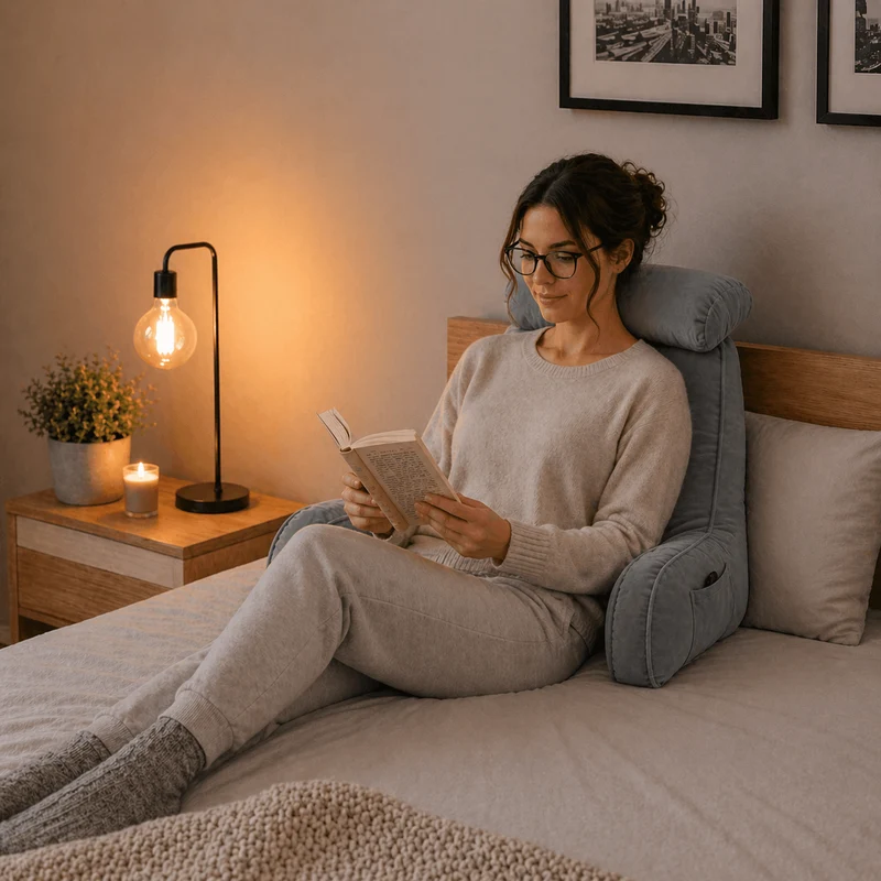 Coussin de Lecture Ergonomique Nuage !