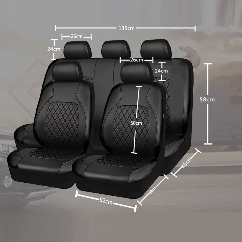 Housses Simili Cuir Sièges Auto