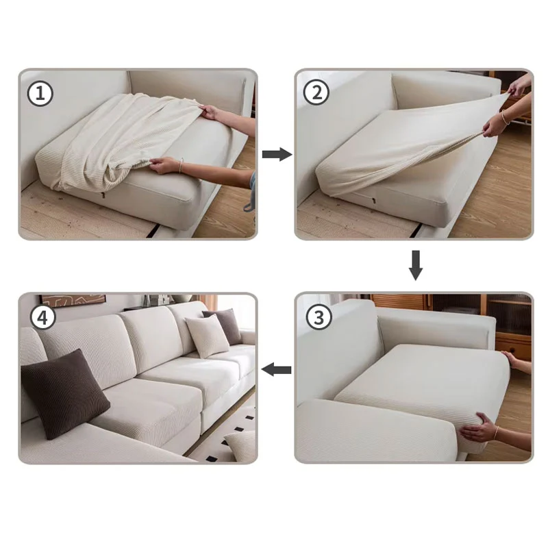 Housse D'assise Pour Canapé D'angle Amber