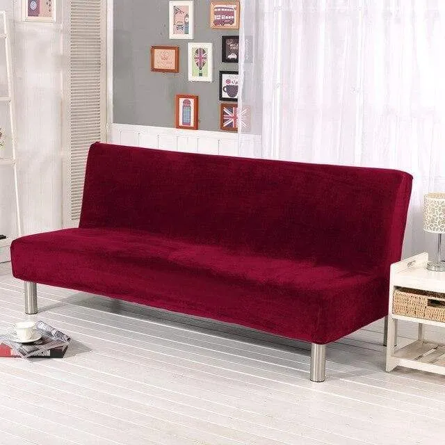 Housse Clic Clac Velours Bordeaux