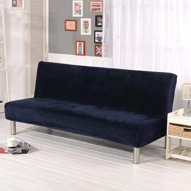 Housse Clic Clac Velours Bleu Marine