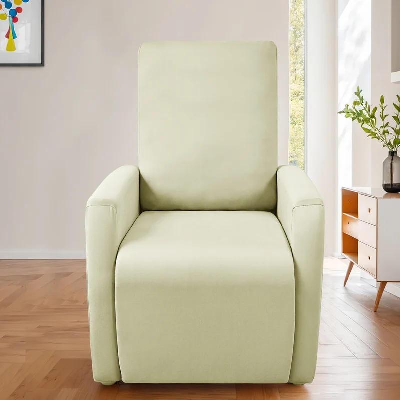 Housse pour fauteuil relax relevable dossier long lycra déperlant couleurs unies