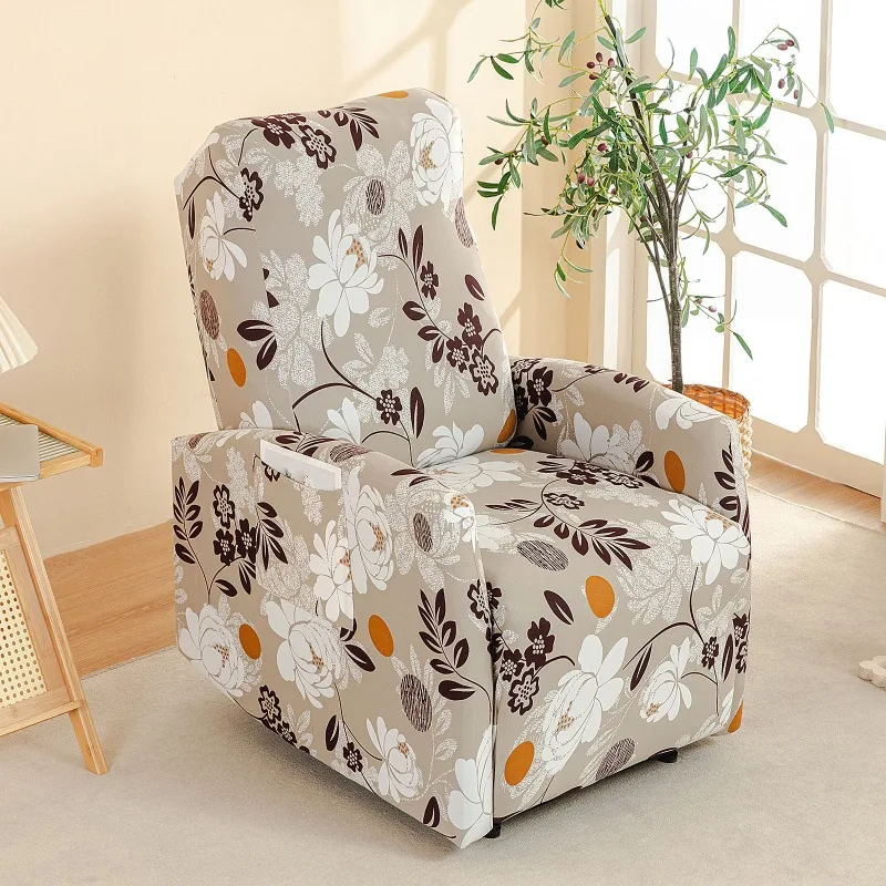 Housse pour fauteuil relax relevable électrique dossier long lycra 20 motifs