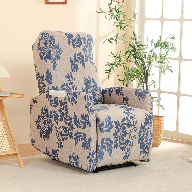 Housse pour fauteuil relax relevable électrique dossier long lycra 20 motifs