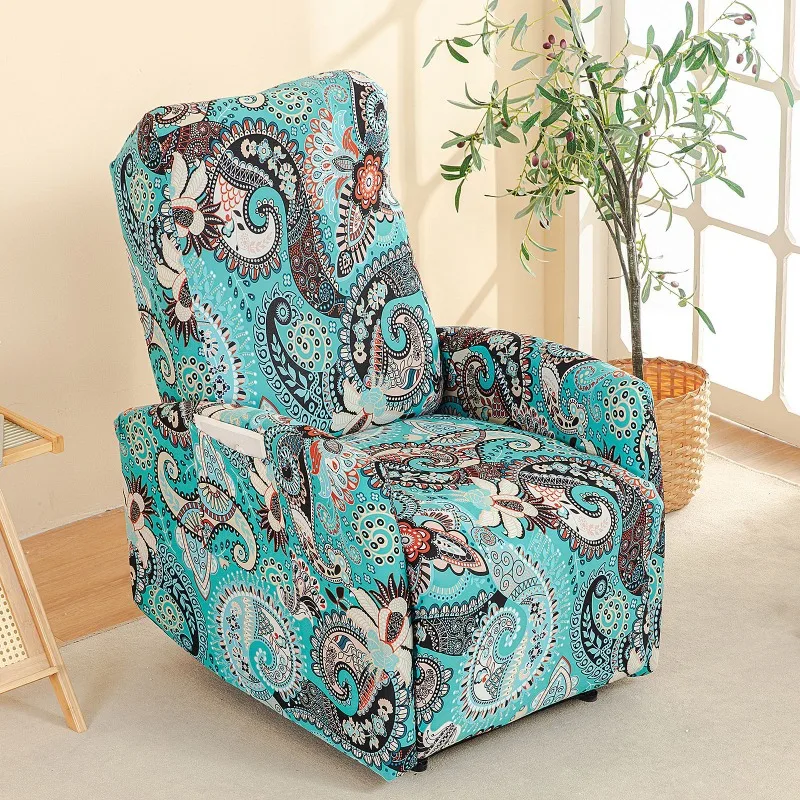 Housse pour fauteuil relax relevable électrique dossier long lycra 20 motifs