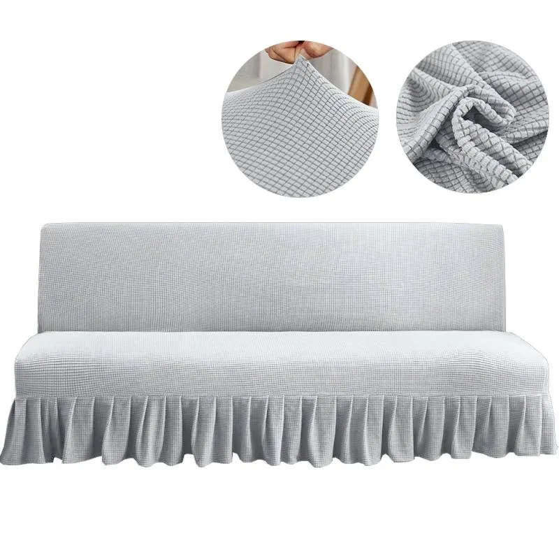 Housse canapé clic clac - Housse pour clic clac en tissu jacquard extensible