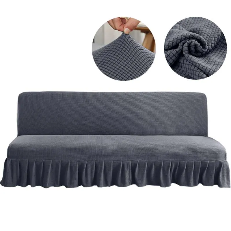Housse canapé clic clac - Housse pour clic clac en tissu jacquard extensible