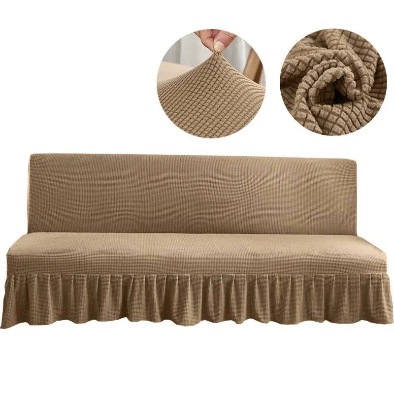 Housse canapé clic clac - Housse pour clic clac en tissu jacquard extensible