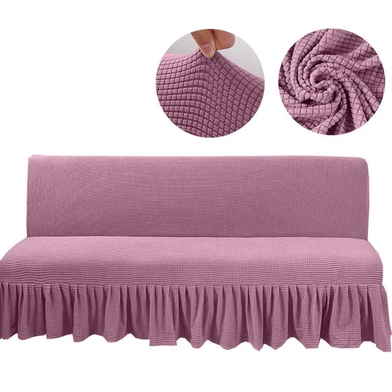 Housse canapé clic clac - Housse pour clic clac en tissu jacquard extensible