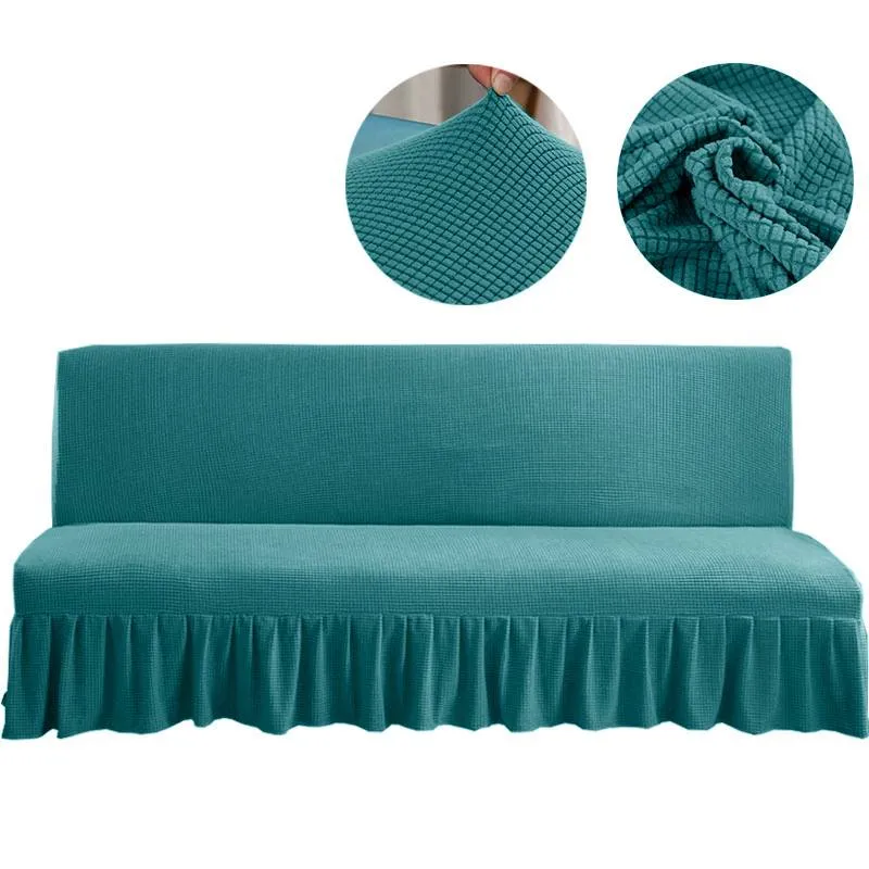 Housse canapé clic clac - Housse pour clic clac en tissu jacquard extensible