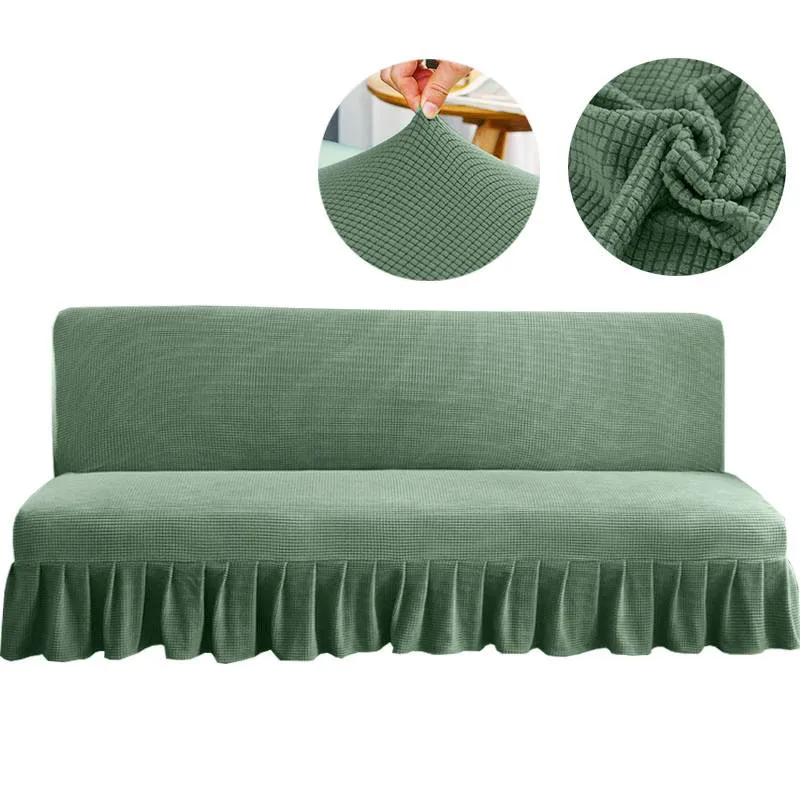 Housse canapé clic clac - Housse pour clic clac en tissu jacquard extensible