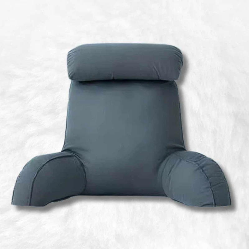 Coussin de Lecture pour Lit Gris Foncé !