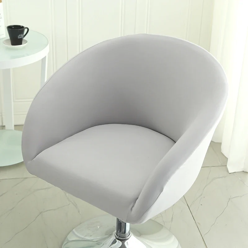 Housse de chaise de bar gabin grand dossier incurvé lycra - 24 motifs