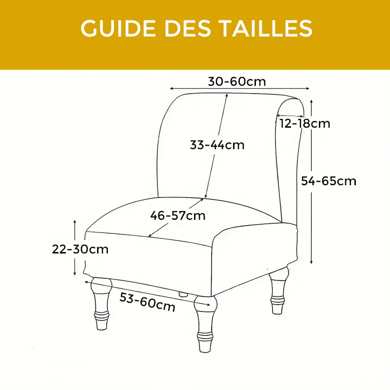 Housse pour chauffeuse , fauteuil lounge bas sans accoudoir lycra imperméable