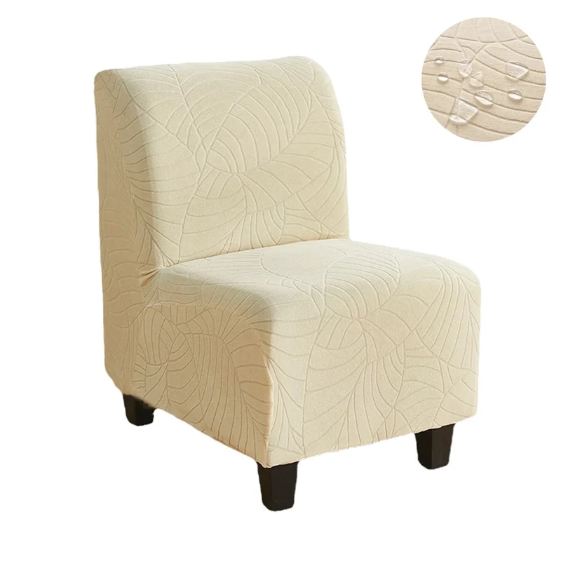 Housse pour chauffeuse, causeuse, fauteuil bas sans accoudoirs hibiscus imperméable