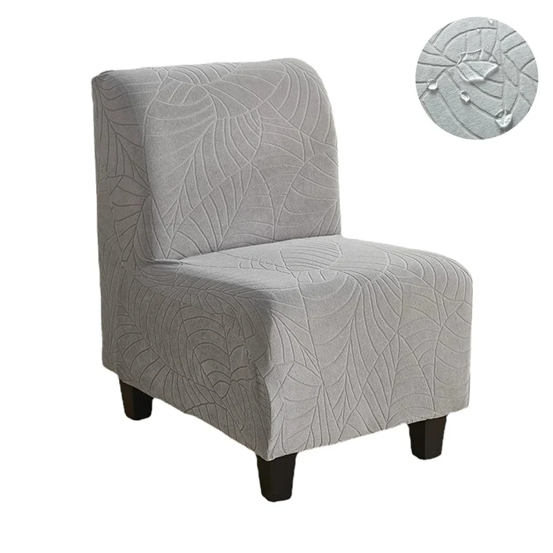 Housse pour chauffeuse, causeuse, fauteuil bas sans accoudoirs hibiscus imperméable