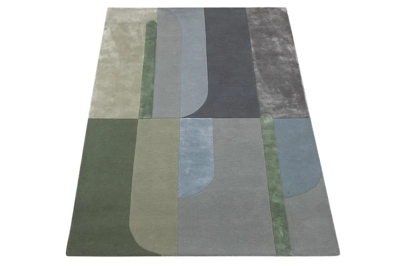 Tappeto Moderno Sherbroke Verde
