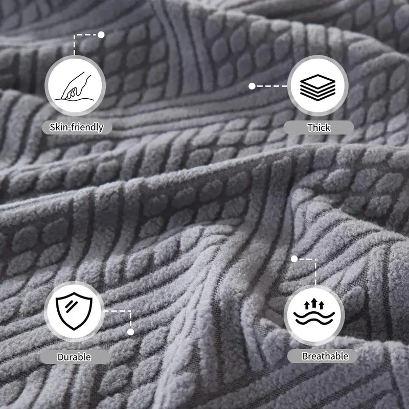 Housse Accoudoir Canapé Jacquard VELARIS