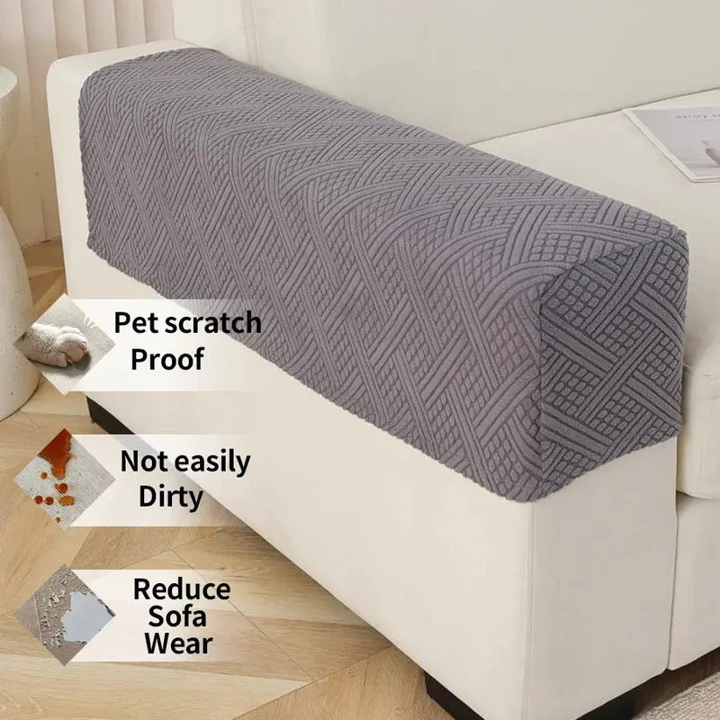 Housse Accoudoir Canapé Jacquard VELARIS