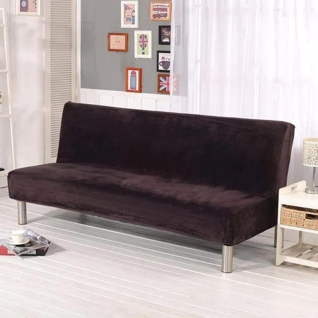 Housse Clic Clac Velours Marron Foncé