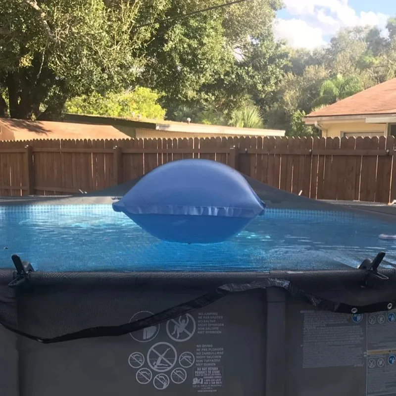 Coussin piscine hivernage bleu et gonflable