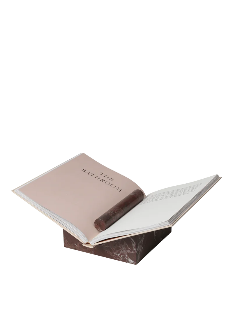 Tvara Book Stand - Rosso Levanto