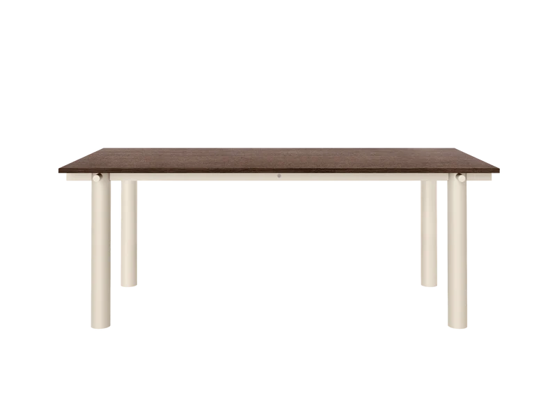 Atura Dining Table - Light Cashmere/Dark Stained Oak