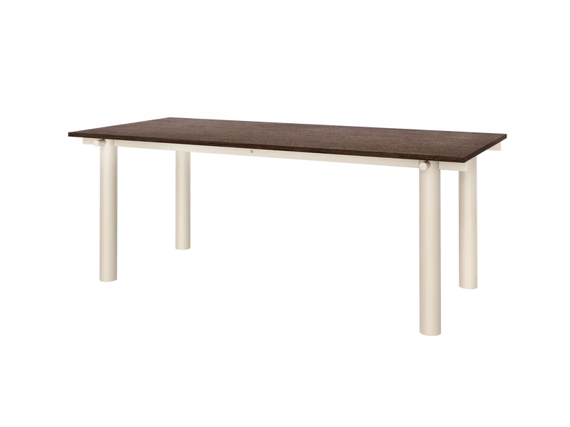 Atura Dining Table - Light Cashmere/Dark Stained Oak