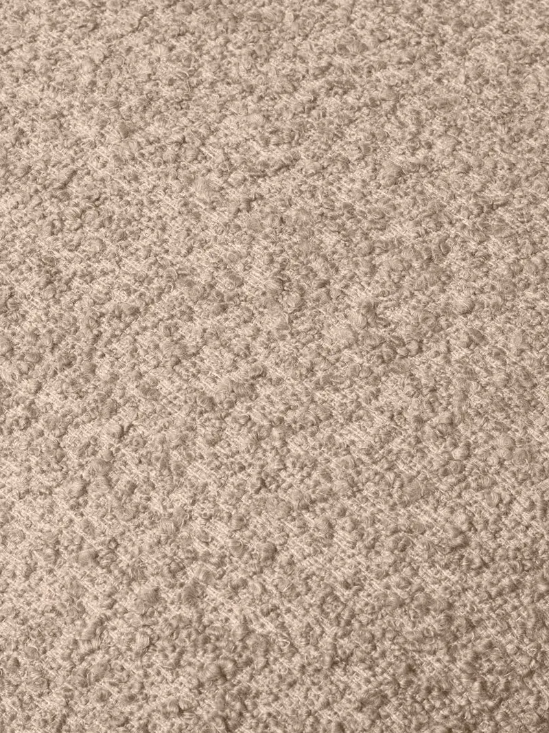 Orbo Lounge Chair - Raw Bouclé - Natural