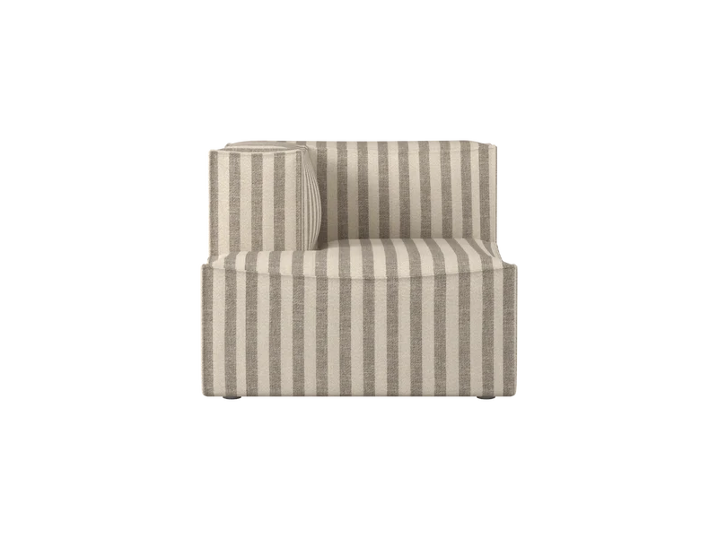 Catena Sofa Chaise Longue Left S600 - Louisiana - Sand/Off-White