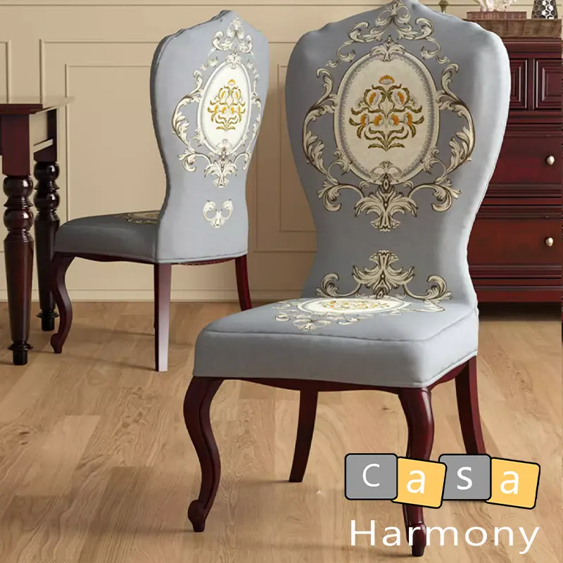 Housse de fauteuil chaise baroque louis 16 ancienne