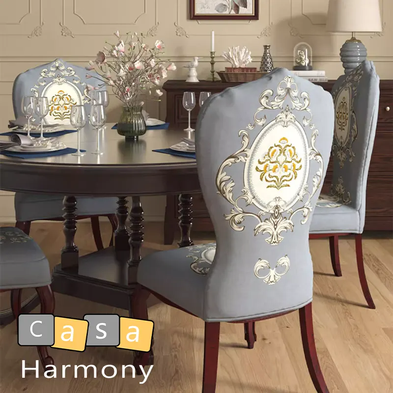 Housse de fauteuil chaise baroque louis 16 ancienne