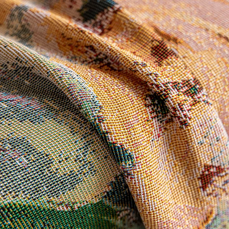 Jeté de canapé grande taille luxe vintage style peinture à l'huile - collection 2024