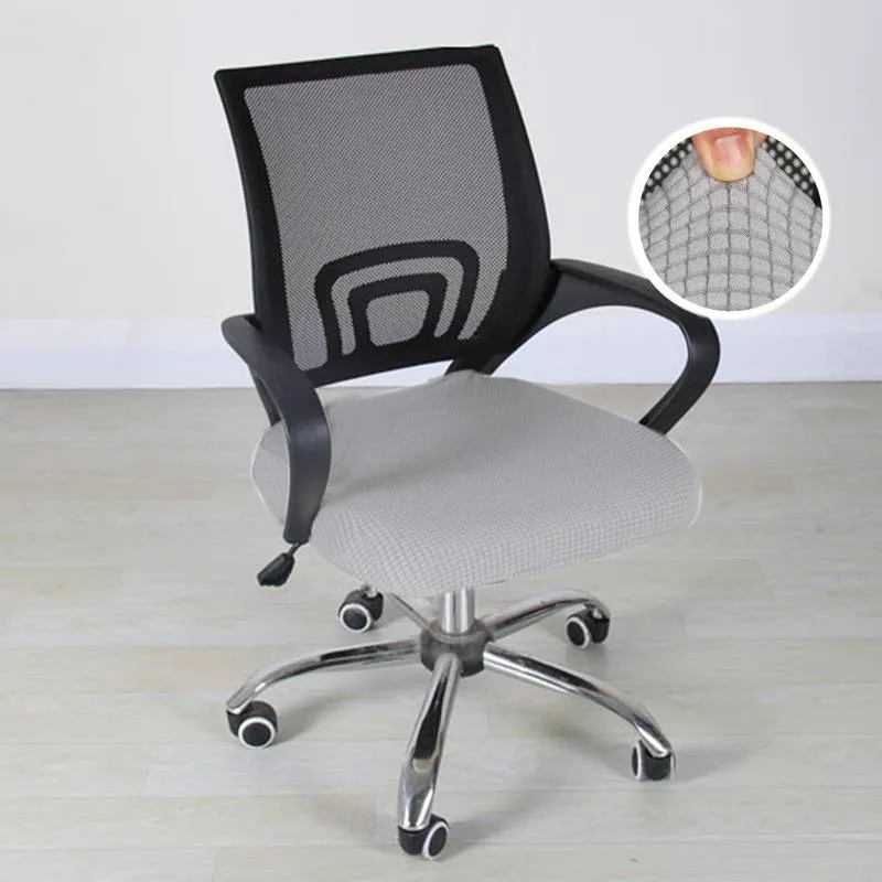 Housse pour Chaise de Bureau - Gris Clair