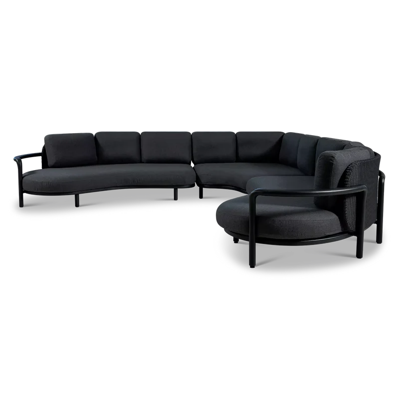 Over View - Outdoor Wicker Sectional Sofa