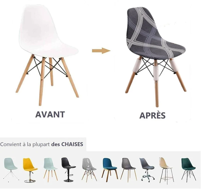 Housse de Chaise Scandinave - Memphis